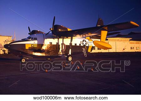 Picture - A World War II Navy Seaplane.. Fotosearch