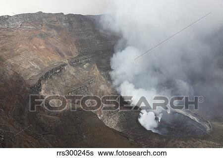 Active lava lake in summit caldera, Nyiragongo Volcano, Democratic Republic of the Congo. View Large Photo Image Stock Photograph - Active lava lake in summit caldera, Nyiragongo Volcano, Democratic Republic of the Congo.. Fotosearch