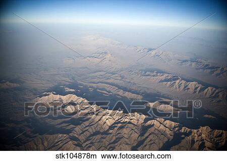 Aerial view of the mountainous landscape of Southern Afghanistan. View Large Photo Image Picture - Aerial view of the mountainous landscape of Southern Afghanistan.. Fotosearch