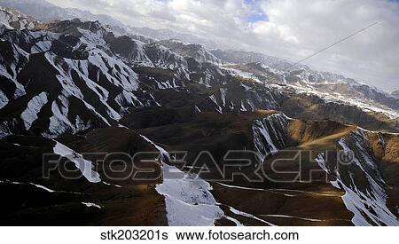 Aerial view over mountains in Afghanistan. View Large Photo Image Stock Photograph - Aerial view over mountains in Afghanistan.. Fotosearch
