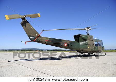 Agusta-Bell AB212 helicopter of the Austrian Air Force. View Large Photo Image Picture - Agusta-Bell AB212 helicopter of the Austrian Air Force.. Fotosearch