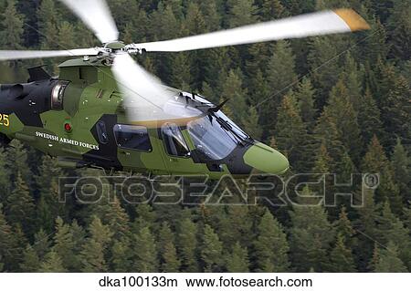 AgustaWestland A109 helicopter of the Swedish Air Force. View Large Photo Image Picture - AgustaWestland A109 helicopter of the Swedish Air Force.. Fotosearch
