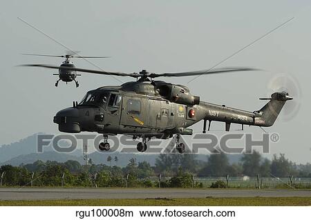 AgustaWestland Lynx helicopters of the Royal Malaysian Navy. View Large Photo Image Picture - AgustaWestland Lynx helicopters of the Royal Malaysian Navy.. Fotosearch