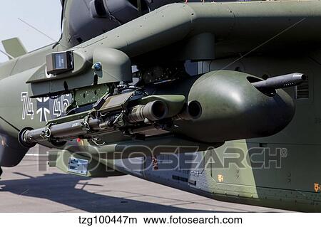 AIM-92 Stinger weapon and gun pod on a German Army Eurocopter Tiger. View Large Photo Image Picture - AIM-92 Stinger weapon and gun pod on a German Army Eurocopter Tiger.. Fotosearch