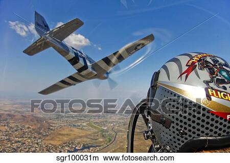 Picture - Airborne with The Horsemen Aerobatic Flight Team.. Fotosearch