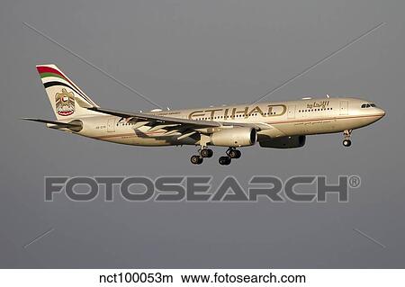 Airbus 330-200 of Etihad Airways. View Large Photo Image Picture - Airbus 330-200 of Etihad Airways.. Fotosearch