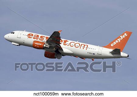 Airbus A319 of EasyJet British airlines. View Large Photo Image Picture - Airbus A319 of EasyJet British airlines.. Fotosearch