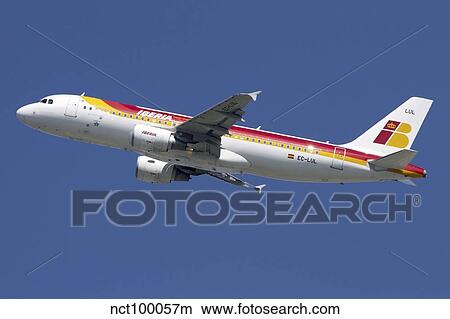 Airbus A320 of Iberia airlines. View Large Photo Image Picture - Airbus A320 of Iberia airlines.. Fotosearch