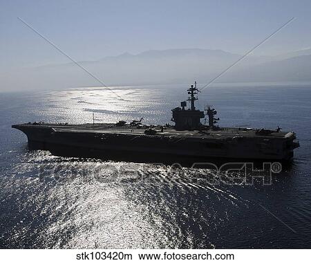 Aircraft carrier USS Carl Vinson awaits the return of aircraft off the coast of Haiti. View Large Photo Image Picture - Aircraft carrier USS Carl Vinson awaits the return of aircraft off the coast of Haiti.. Fotosearch