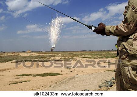 Picture - Airmen conduct a controlled detonation.. Fotosearch