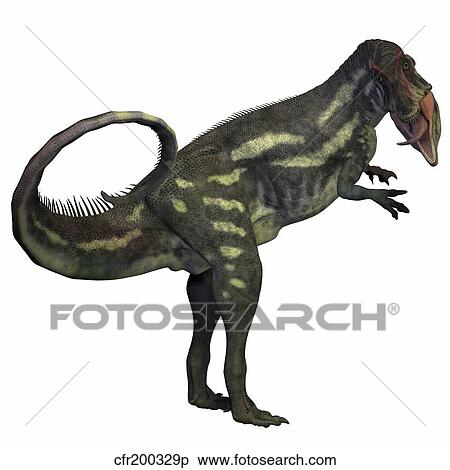 Stock Illustration - Allosaurus dinosaur.. Fotosearch
