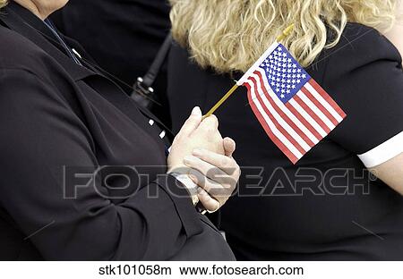 Americans celebrate Flag Day. View Large Photo Image Picture - Americans celebrate Flag Day.. Fotosearch