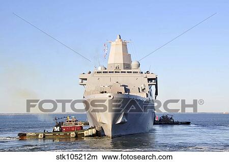 Amphibious transport dock ship USS San Antonio. View Large Photo Image Picture - Amphibious transport dock ship USS San Antonio.. Fotosearch