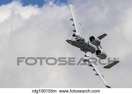 An A-10 Thunderbolt II of the U. S. Air Force. View Large Photo Image Picture - An A-10 Thunderbolt II of the U. S. Air Force.. Fotosearch