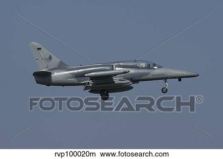 An Aero L-159 aircraft of the Czech Air Force over Florennes, Belgium. View Large Photo Image Picture - An Aero L-159 aircraft of the Czech Air Force over Florennes, Belgium.. Fotosearch