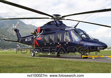 An AgustaWestland AW139 utility helicopter. View Large Photo Image Picture - An AgustaWestland AW139 utility helicopter.. Fotosearch