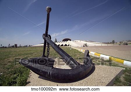 Picture - An Anchor sits at the entrance of the Monument to the Unknown Soldier.. Fotosearch
