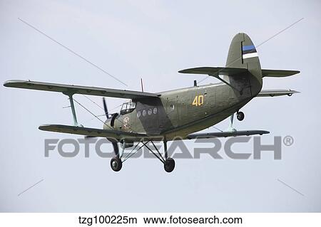 Picture - An Antonov An-2 of the Estonian Air Force.. Fotosearch