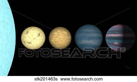 An artist's rendition comparing brown dwarfs to stars and planets. View Large Illustration Stock Illustration - An artist's rendition comparing brown dwarfs to stars and planets.. Fotosearch