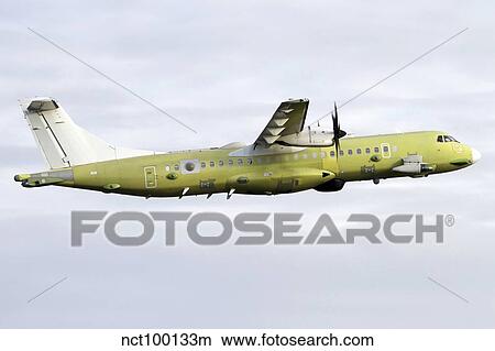 An ATR 72-600 Maritime Patrol aircraft. View Large Photo Image Picture - An ATR 72-600 Maritime Patrol aircraft.. Fotosearch