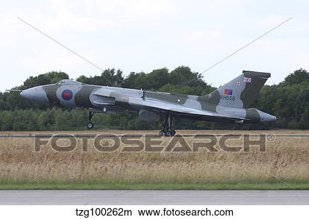 An Avro Vulcan bomber of the Royal Air Force. View Large Photo Image Picture - An Avro Vulcan bomber of the Royal Air Force.. Fotosearch