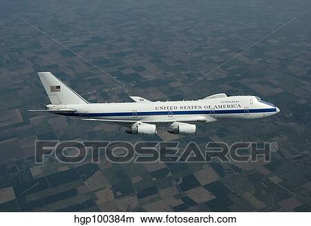 Picture - An E-4B National Airborne Operations Center aircraft.. Fotosearch
