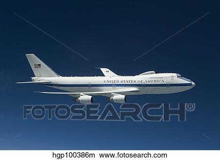 Picture - An E-4B National Airborne Operations Center aircraft.. Fotosearch