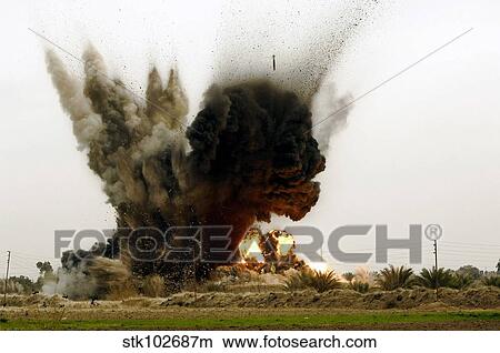 Picture - An explosion.. Fotosearch