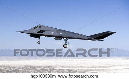 Picture - An F-117 Nighthawk flies a training sortie over New Mexico.. Fotosearch