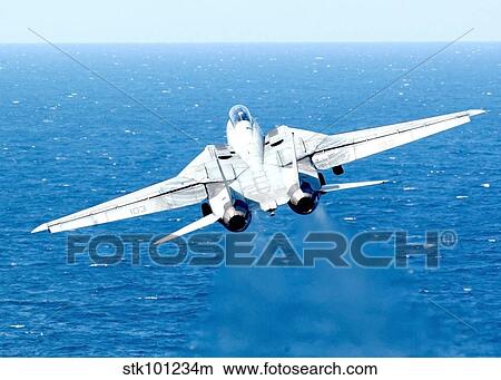 An F-14D Tomcat taking off. View Large Photo Image Picture - An F-14D Tomcat taking off.. Fotosearch