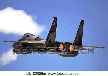 An F-15 Eagle in flight. View Large Photo Image Picture - An F-15 Eagle in flight.. Fotosearch