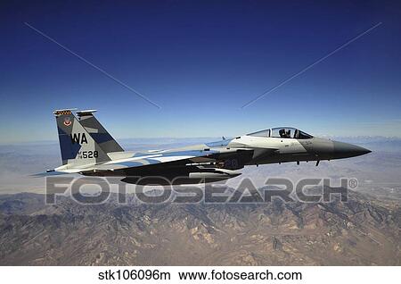 An F-15E Strike Eagle from the 65th Aggressor Squadron. View Large Photo Image Picture - An F-15E Strike Eagle from the 65th Aggressor Squadron.. Fotosearch