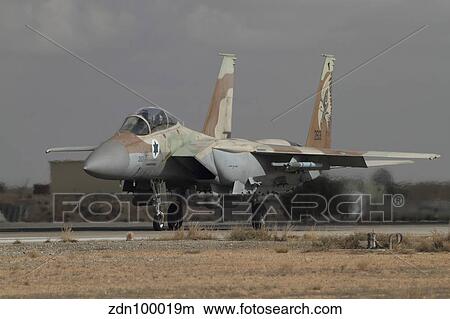 An F-15I Ra'am of the Israeli Air Force at Hatzerim Air Force Base. View Large Photo Image Picture - An F-15I Ra'am of the Israeli Air Force at Hatzerim Air Force Base.. Fotosearch