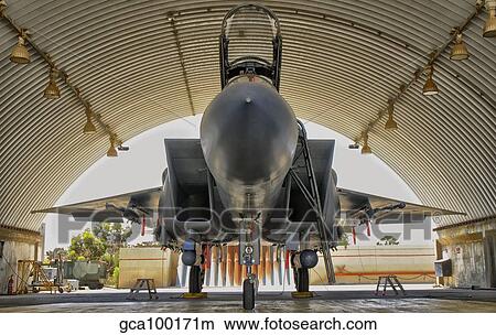 An F-15I Ra'am parked in the hangar at Hatzerim Air Base, Israel. View Large Photo Image Picture - An F-15I Ra'am parked in the hangar at Hatzerim Air Base, Israel.. Fotosearch