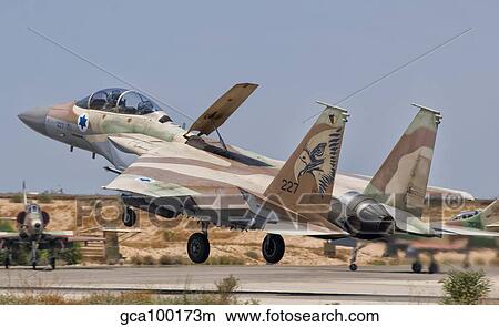 An F-15I Ra'am taking off from Hatzerim Air Base, Israel. View Large Photo Image Picture - An F-15I Ra'am taking off from Hatzerim Air Base, Israel.. Fotosearch