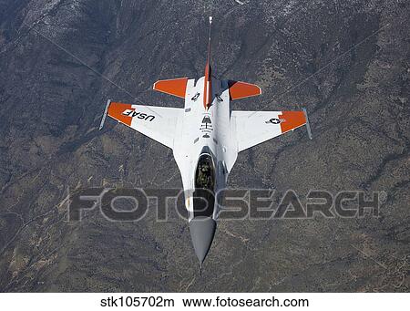 An F-16 Fighting Falcon during an aerial flight test. View Large Photo Image Picture - An F-16 Fighting Falcon during an aerial flight test.. Fotosearch