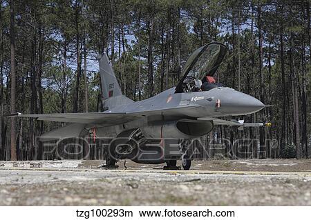 An F-16A Fighting Falcon of the Portuguese Air Force. View Large Photo Image Picture - An F-16A Fighting Falcon of the Portuguese Air Force.. Fotosearch