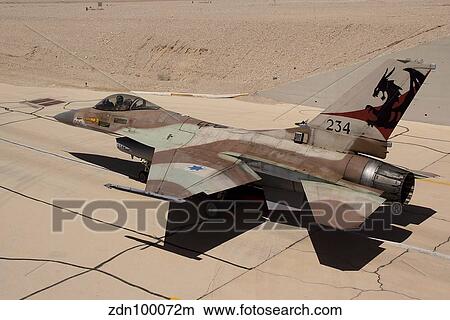 An F-16A Netz of the Israeli Air Force. View Large Photo Image Picture - An F-16A Netz of the Israeli Air Force.. Fotosearch