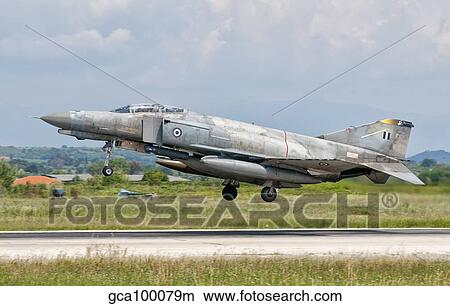 An F-4 Phantom of the Hellenic Air Force. View Large Photo Image Picture - An F-4 Phantom of the Hellenic Air Force.. Fotosearch