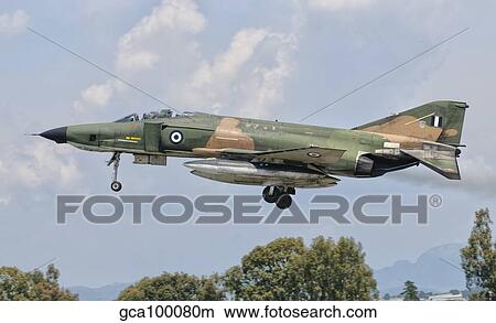 An F-4 Phantom of the Hellenic Air Force. View Large Photo Image Picture - An F-4 Phantom of the Hellenic Air Force.. Fotosearch
