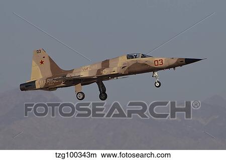 An F-5N aggressor aircraft of the U. S. Marine Corps. View Large Photo Image Picture - An F-5N aggressor aircraft of the U. S. Marine Corps.. Fotosearch