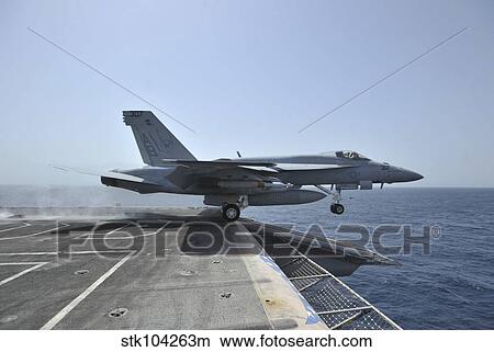 An F/A-18E Super Hornet launches from USS Enterprise. View Large Photo Image Picture - An F/A-18E Super Hornet launches from USS Enterprise.. Fotosearch