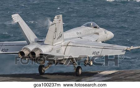 An F/A-18E Super Hornet taking off from USS George H. W. Bush. View Large Photo Image Picture - An F/A-18E Super Hornet taking off from USS George H. W. Bush.. Fotosearch