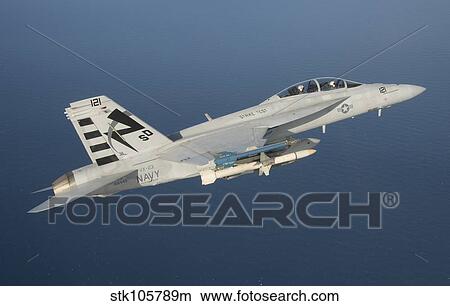 An F/A-18F Super Hornet armed with an AGM-88E AARGM missile. View Large Photo Image Picture - An F/A-18F Super Hornet armed with an AGM-88E AARGM missile.. Fotosearch