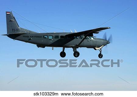 An Iraqi Air Force AC-208B Combat Caravan. View Large Photo Image Picture - An Iraqi Air Force AC-208B Combat Caravan.. Fotosearch
