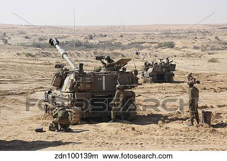 An Israel Defense Force Artillery Corps M109 Doher. View Large Photo Image Picture - An Israel Defense Force Artillery Corps M109 Doher.. Fotosearch