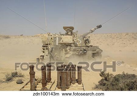 An Israel Defense Force Artillery Corps M109 Doher. View Large Photo Image Picture - An Israel Defense Force Artillery Corps M109 Doher.. Fotosearch