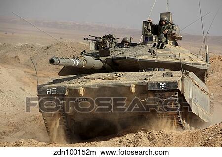 An Israel Defense Force Merkava Mark IV main battle tank. View Large Photo Image Picture - An Israel Defense Force Merkava Mark IV main battle tank.. Fotosearch