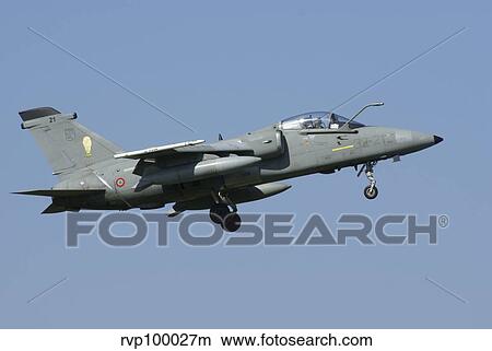 An Italian Air Force AMX aircraft in flight over Florennes, Belgium. View Large Photo Image Picture - An Italian Air Force AMX aircraft in flight over Florennes, Belgium.. Fotosearch