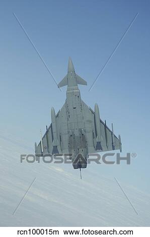 An Italian Air Force Eurofighter EF2000 Typhoon taken during aerobatic maneuvers. View Large Photo Image Picture - An Italian Air Force Eurofighter EF2000 Typhoon taken during aerobatic maneuvers.. Fotosearch